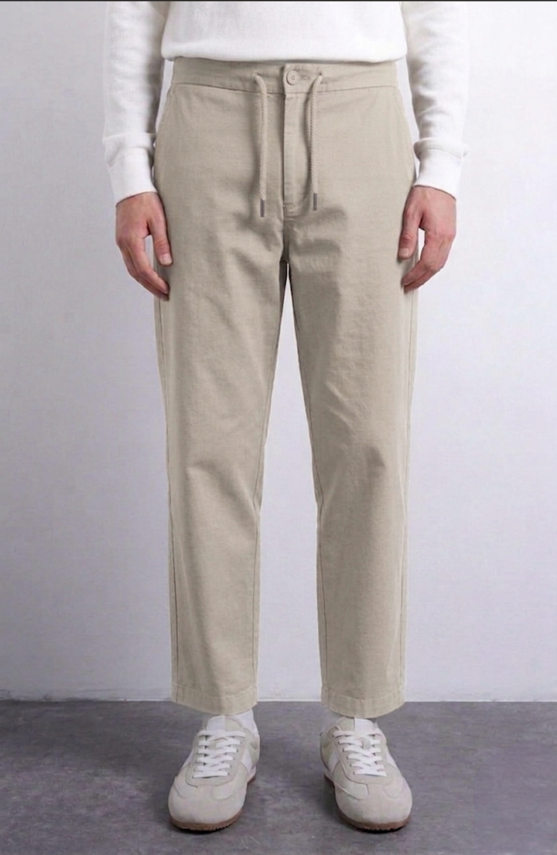 H&M Straight Fit Pants
 - Beige