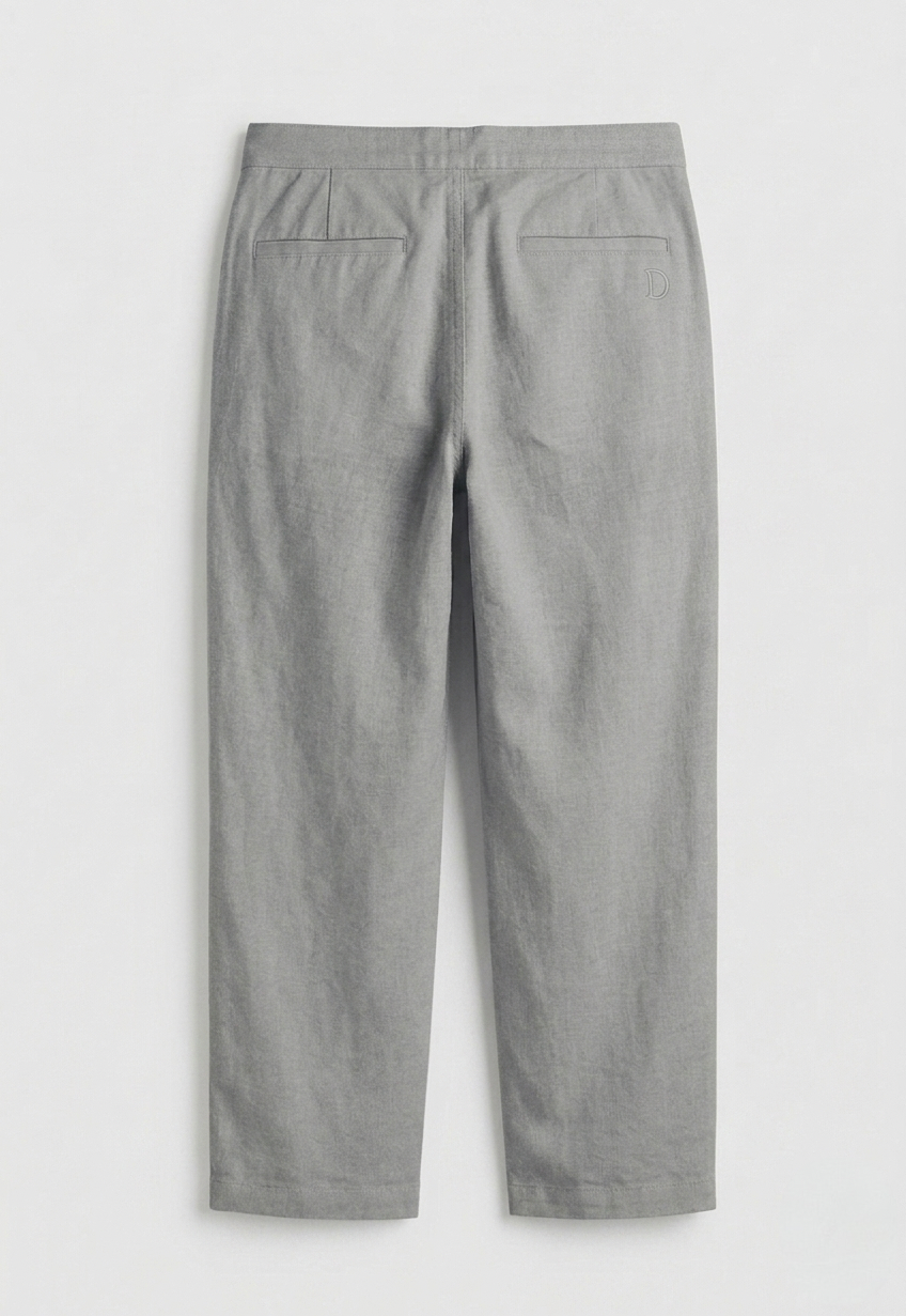 H&M Straight Fit Pants - Grey