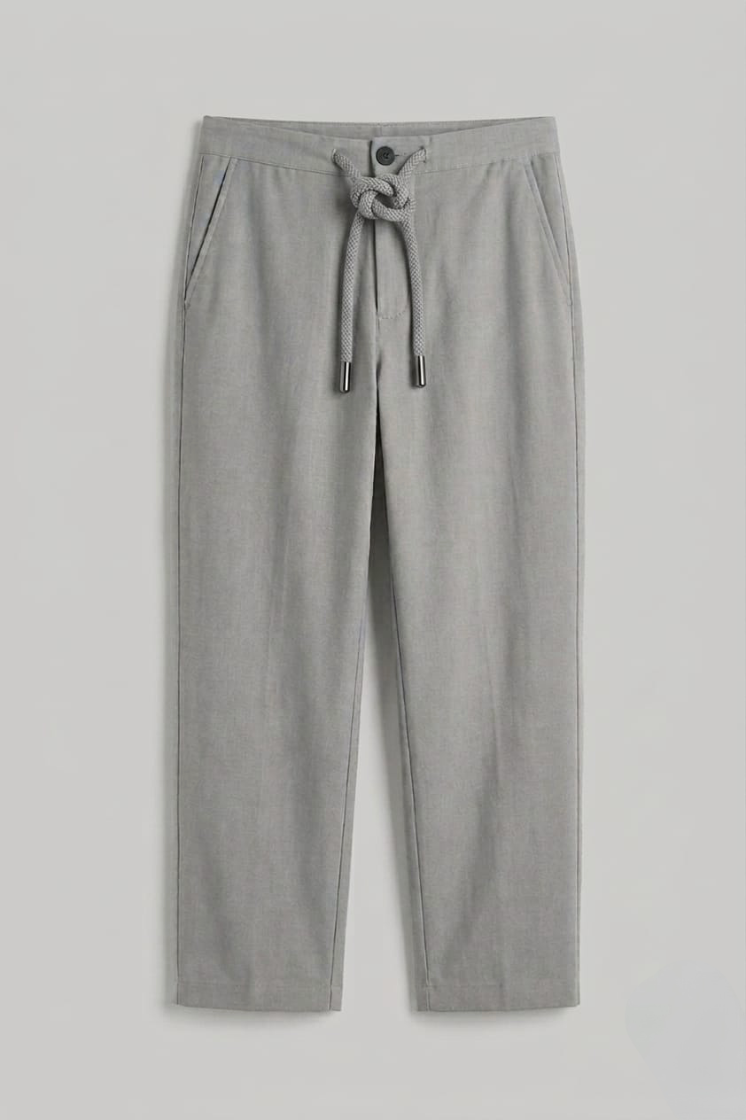 H&M Straight Fit Pants - Grey