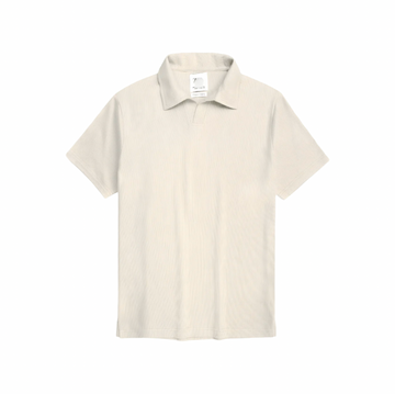 ZR Waffle Knit Polo - OatMeal