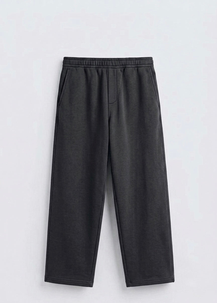P&B Wide Leg Trouser - Dark Grey