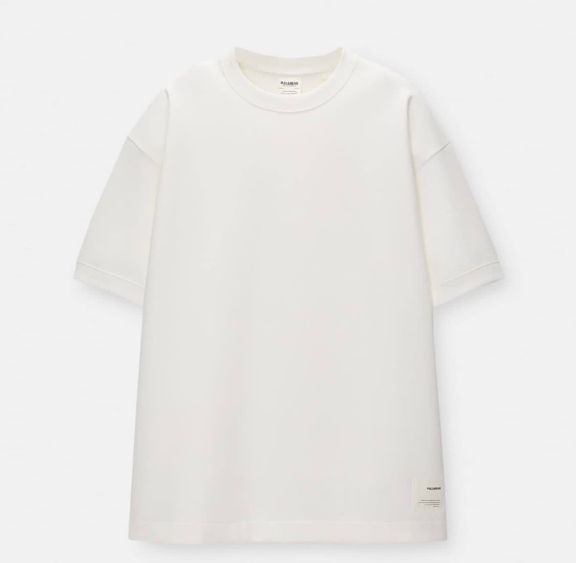 White P&B oversized Tshirt