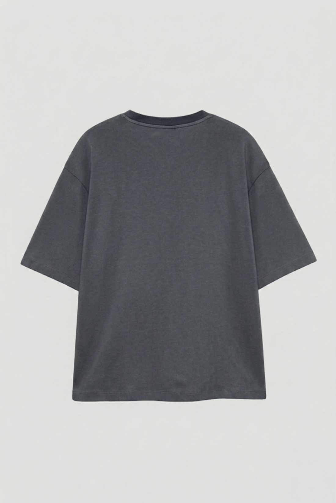 Pull&Bear Heavy Tee - Solid Grey