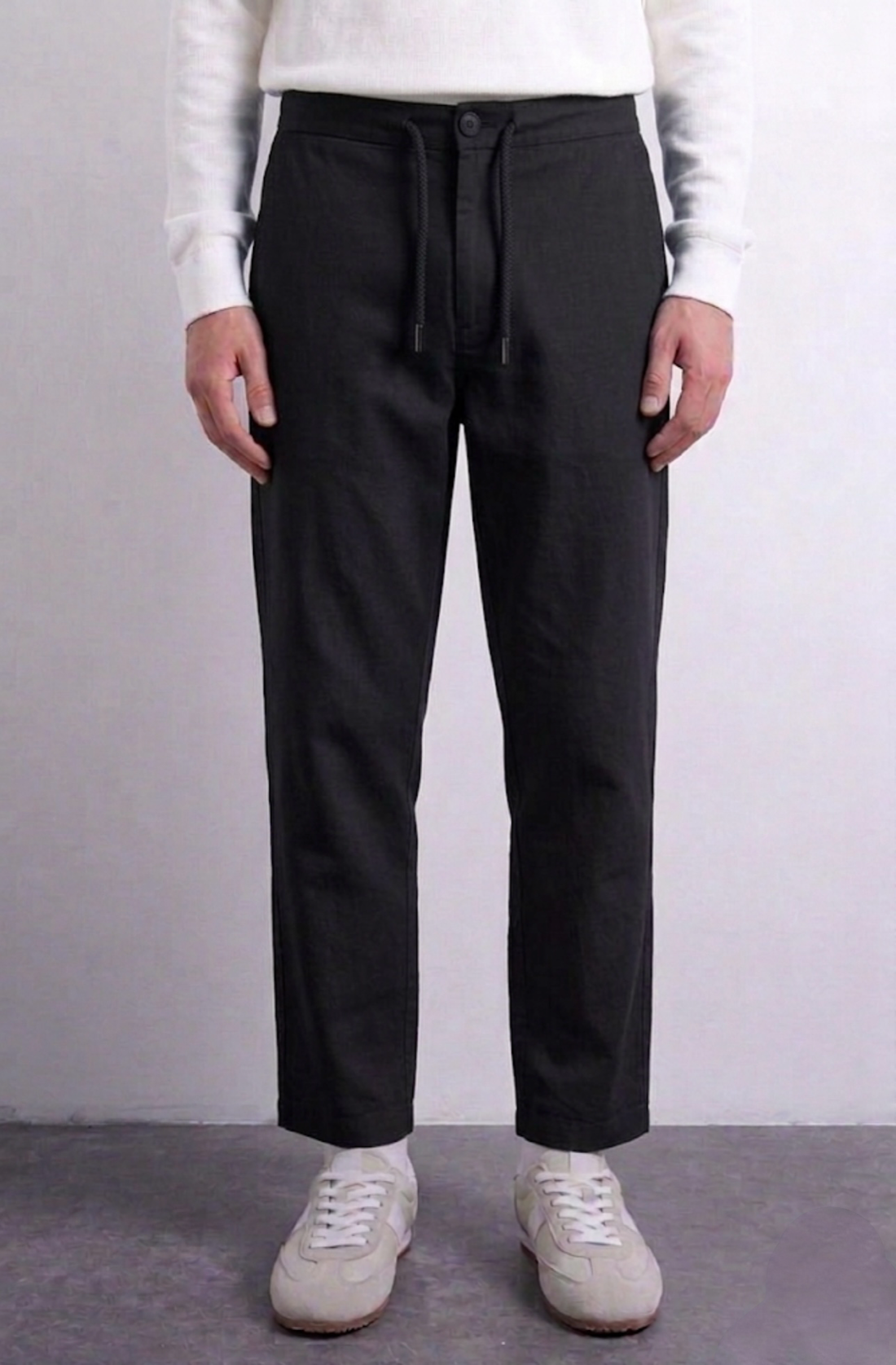 H&M Straight Fit Pants
 - BLACK