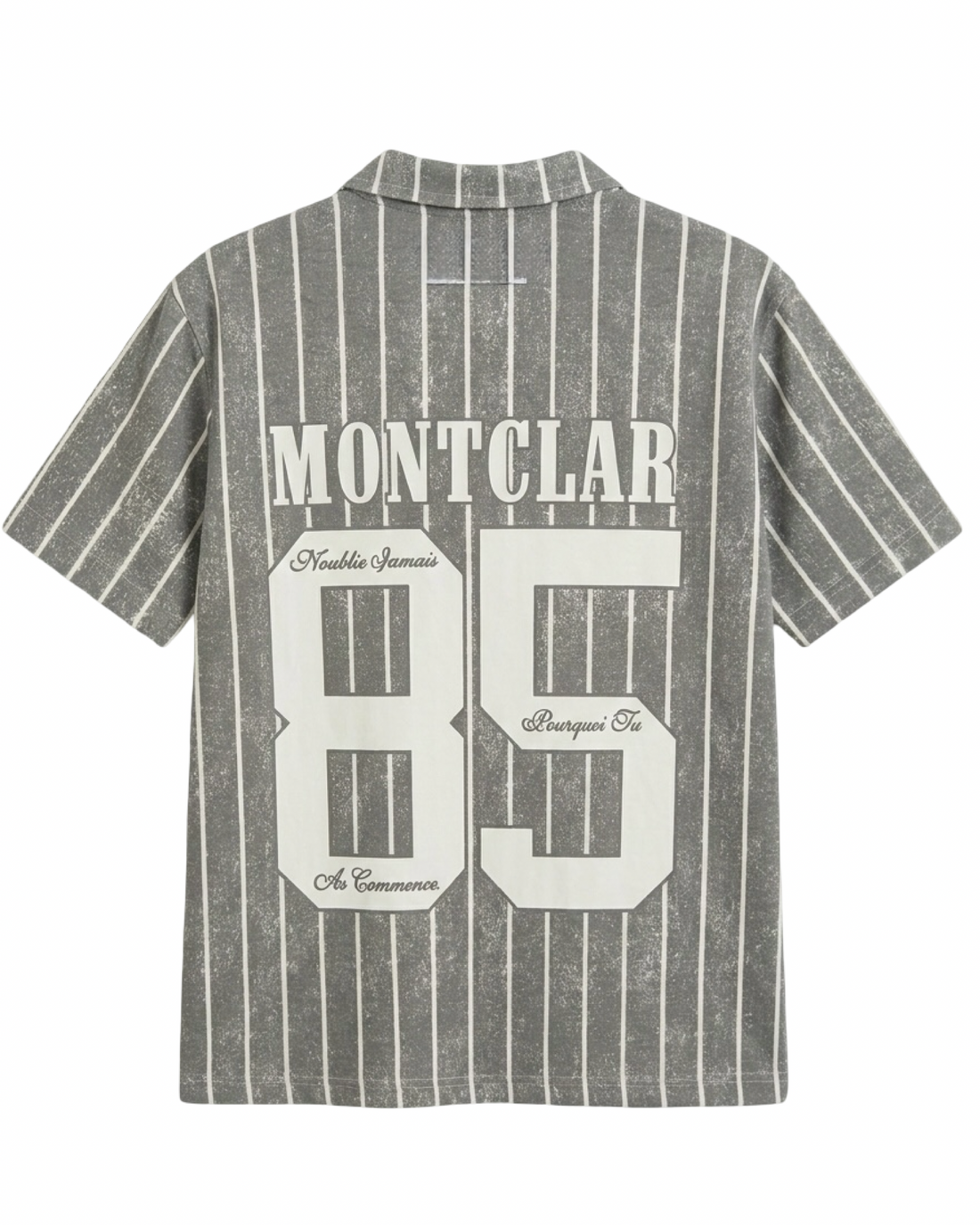 Bershka - Montclar French Polo - Silver Grey