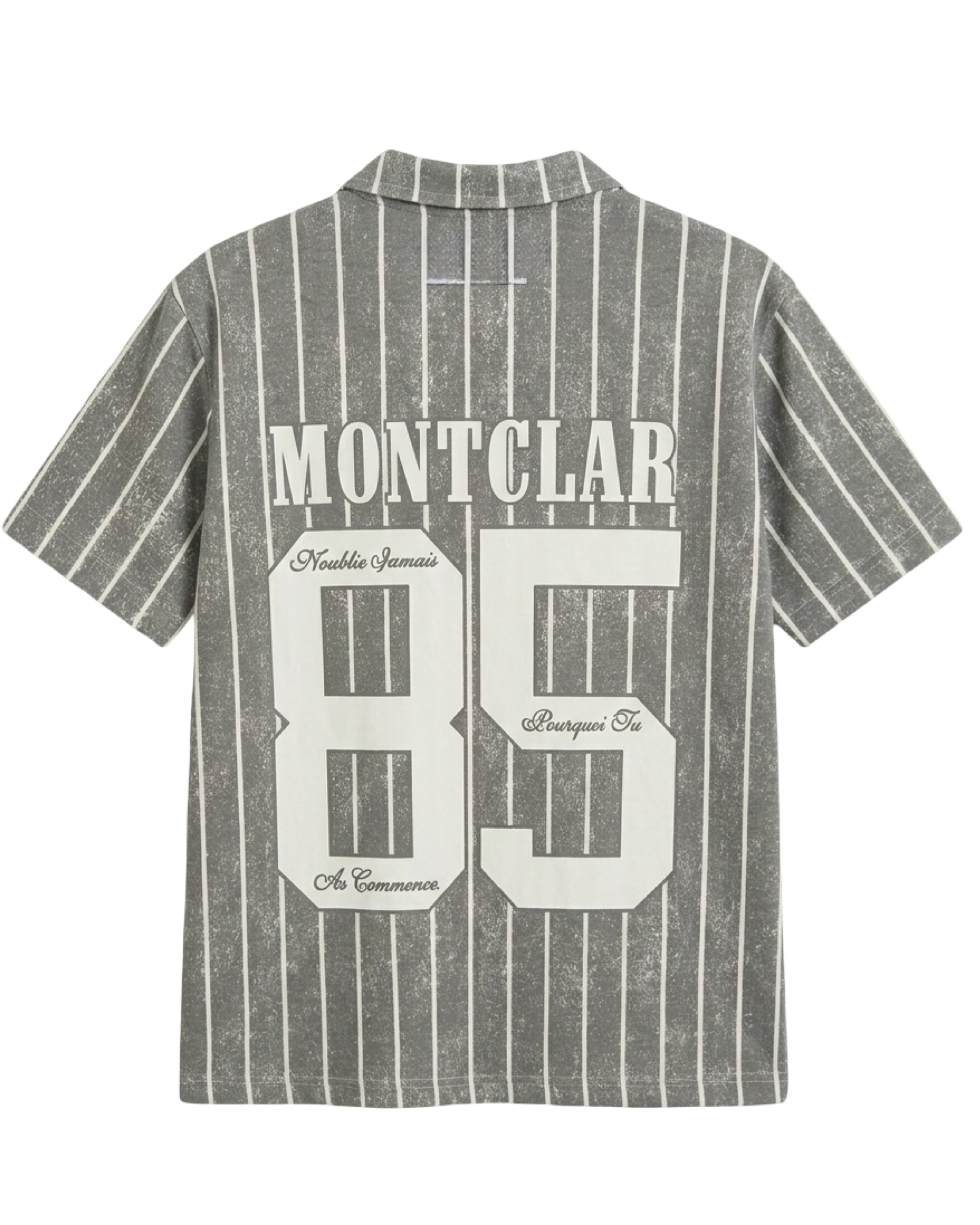 Bershka - Montclar French Polo - Silver Grey