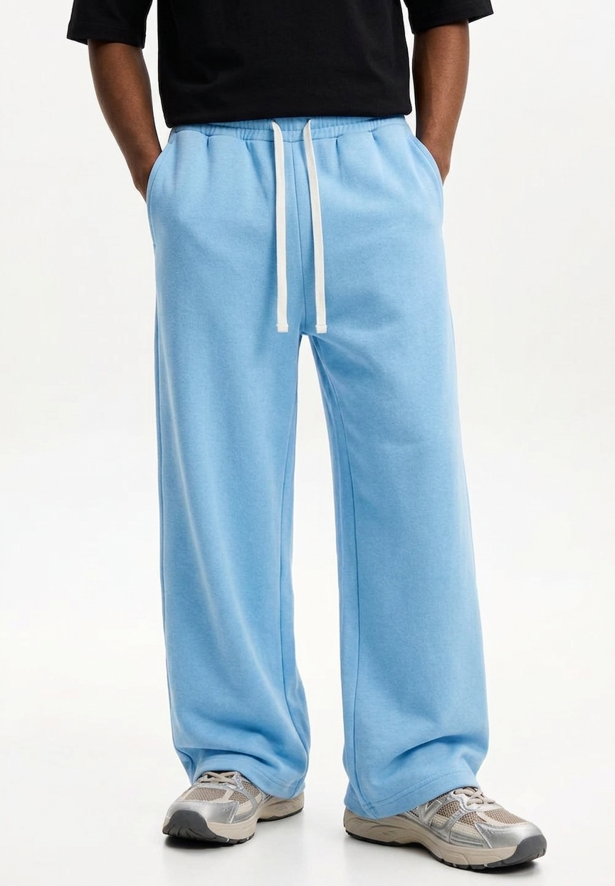 PB relaxed Trousers - Sky Blue