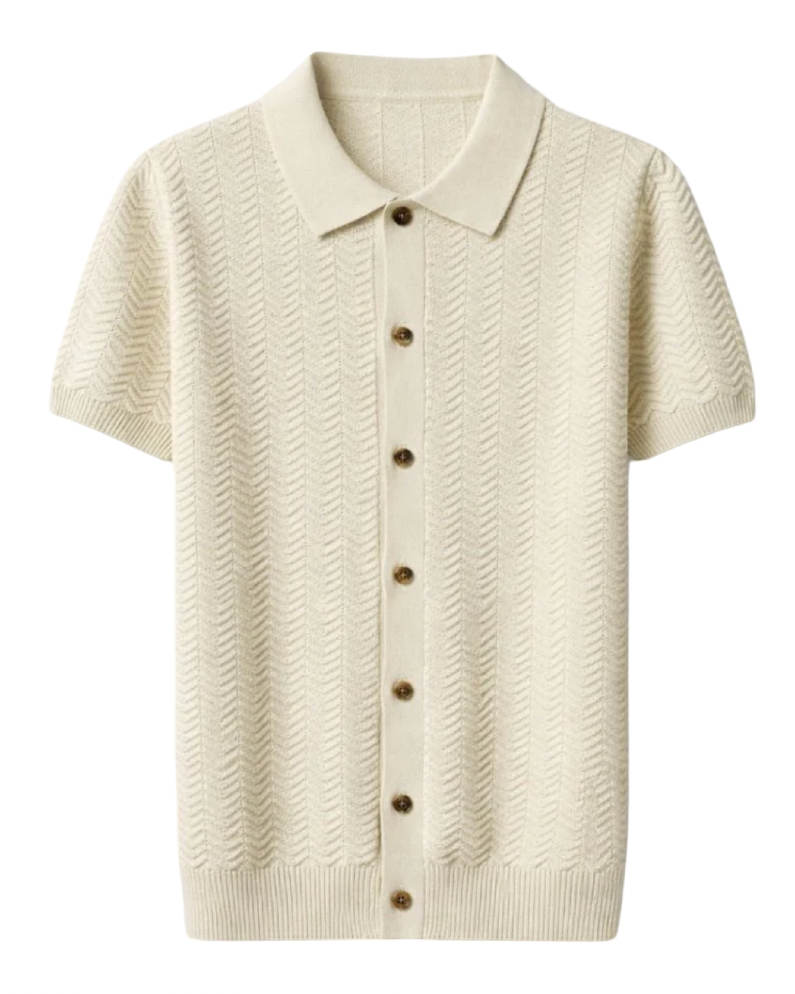 Zara Imported Knitted shirt - Luxury Creme
