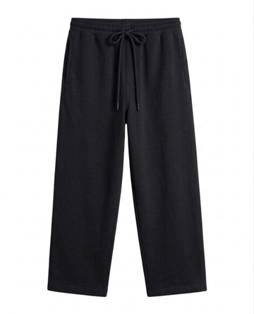 Pull&Bear Summer Wide Leg Trouser - Black