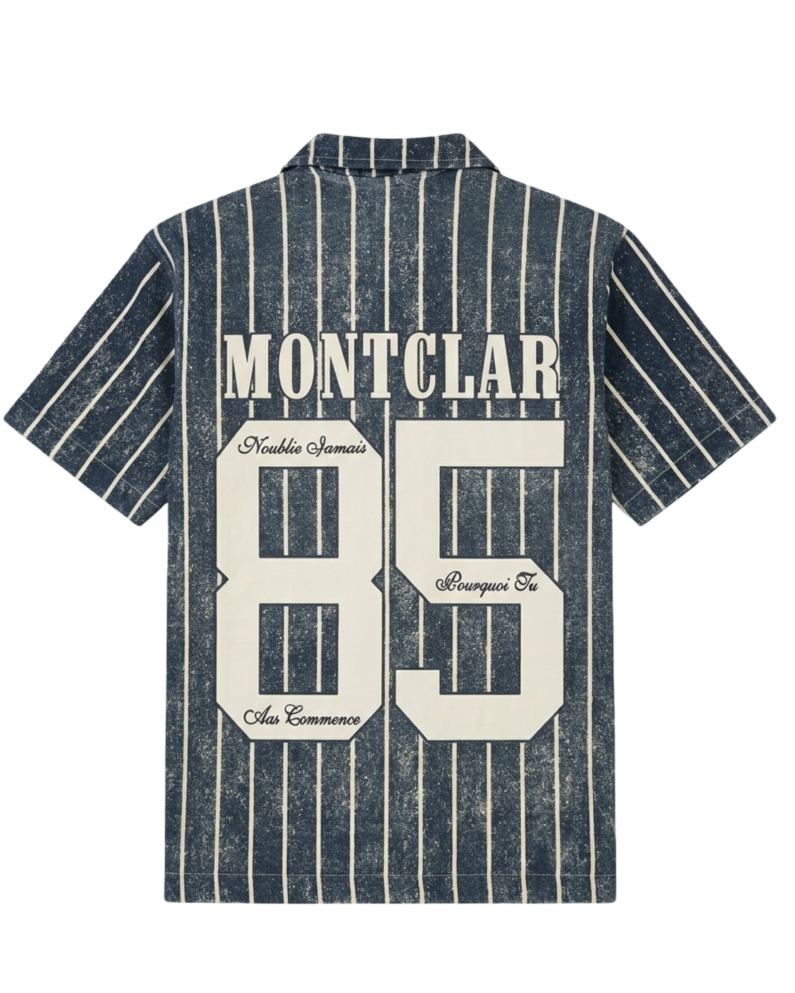 Bershka - Montclar French Polo - Elegant Blue