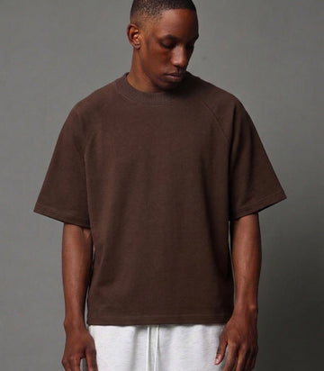 Estivaneli Oversized Tshirt - Brown