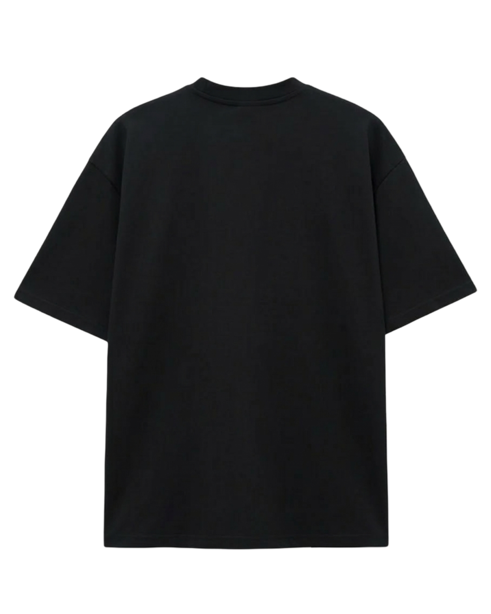 Pull&Bear (PB) Oversized  Tshirt - Jet Black (Label Cut)