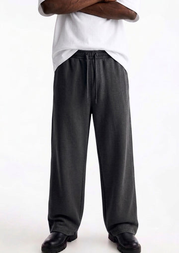 P&B Wide Leg Trouser - Dark Grey