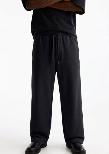 Zara - Wide Leg Trousers - Jet Black