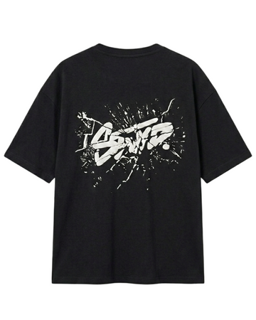 STWD Splash Premium Heavyweight T-shirt- Jet Black