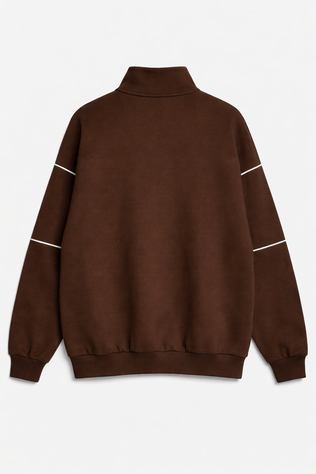 Monaco Premium Unisex Quarter-Zip - Chocolate Brown