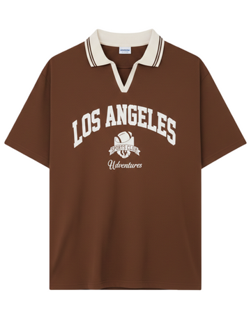 Brshka - Modern Unisex Polo - Must Brown