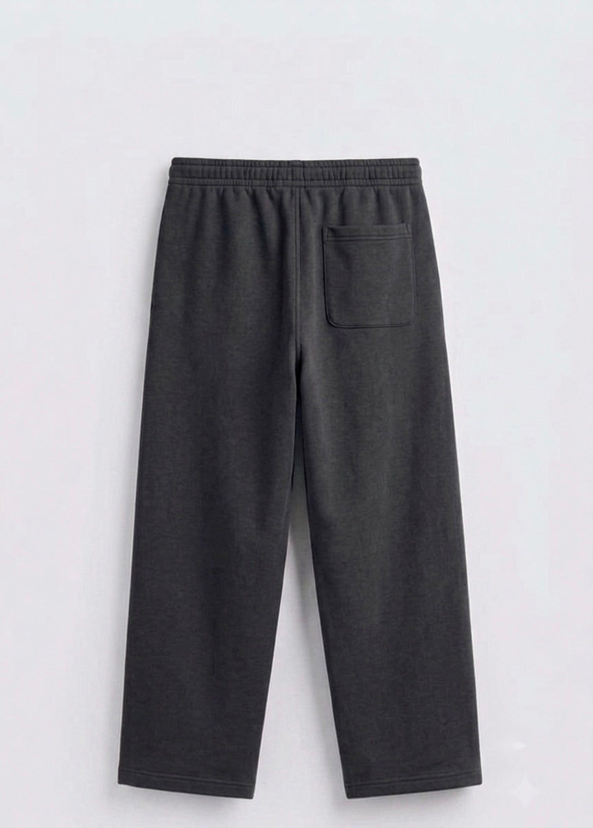 P&B Wide Leg Trouser - Dark Grey