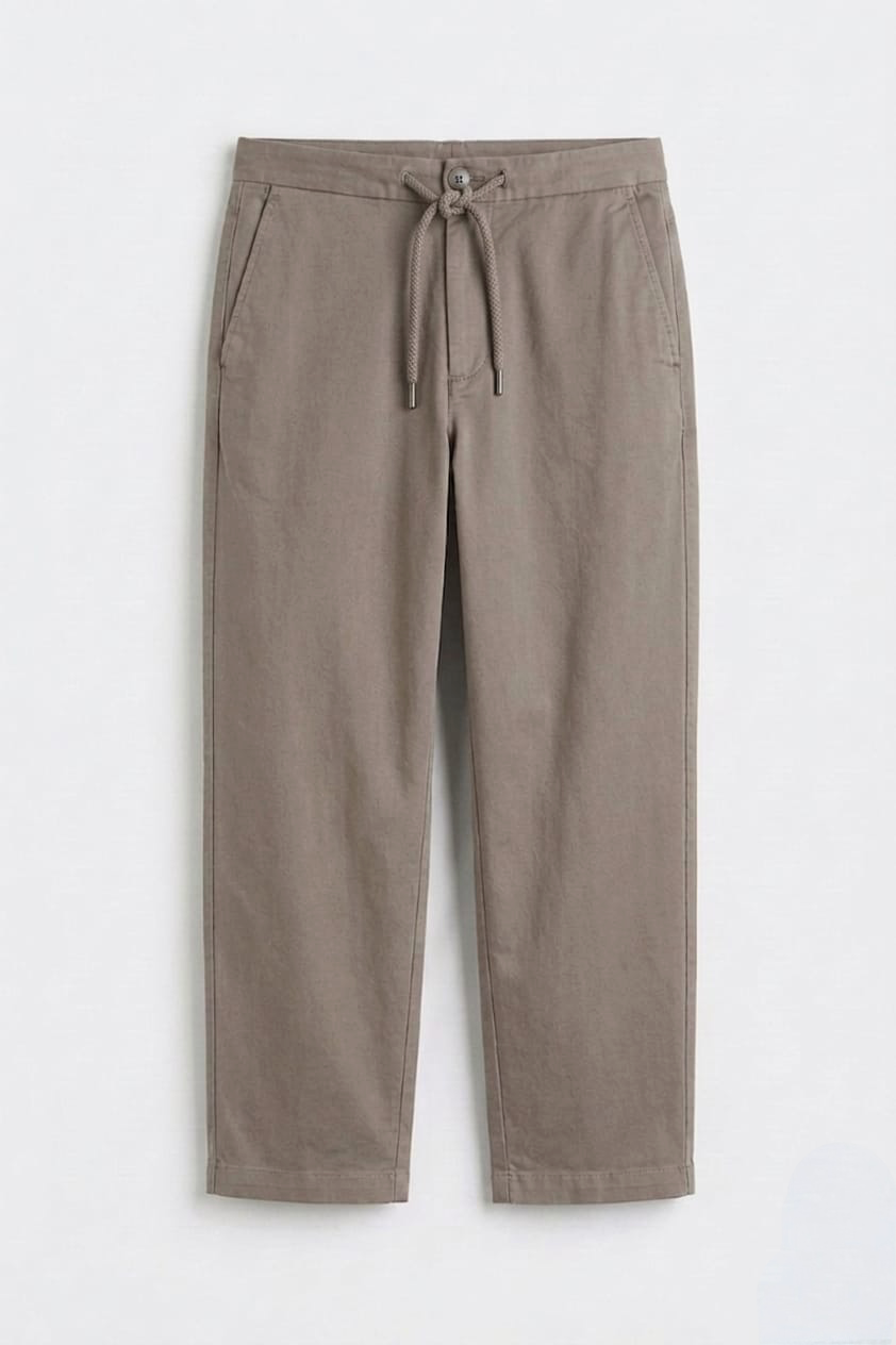 H&M Straight Fit Pants
 - Greige (label cut)
