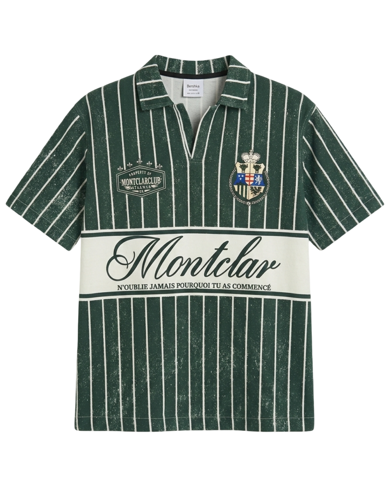 Bershka - Montclar French Polo - R/ Green