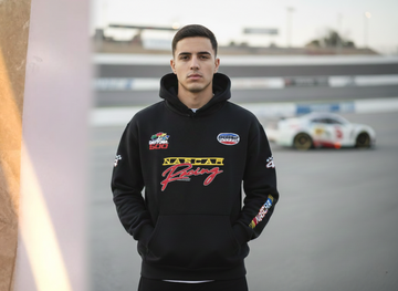 Pull&Bear (PB) X NASCAR Premium Hoodie - Racing Black