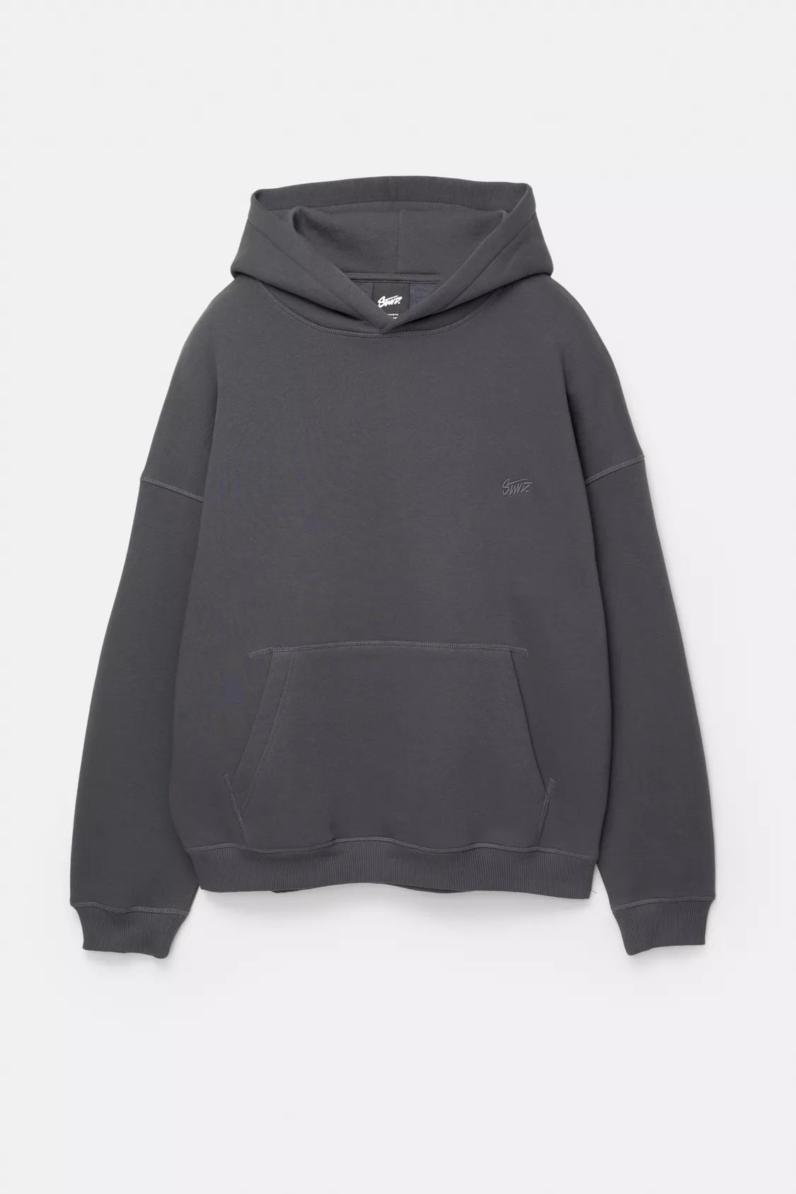 Pull&Bear (PB) STWD Unisex Oversized Hoodie - Charcoal Grey