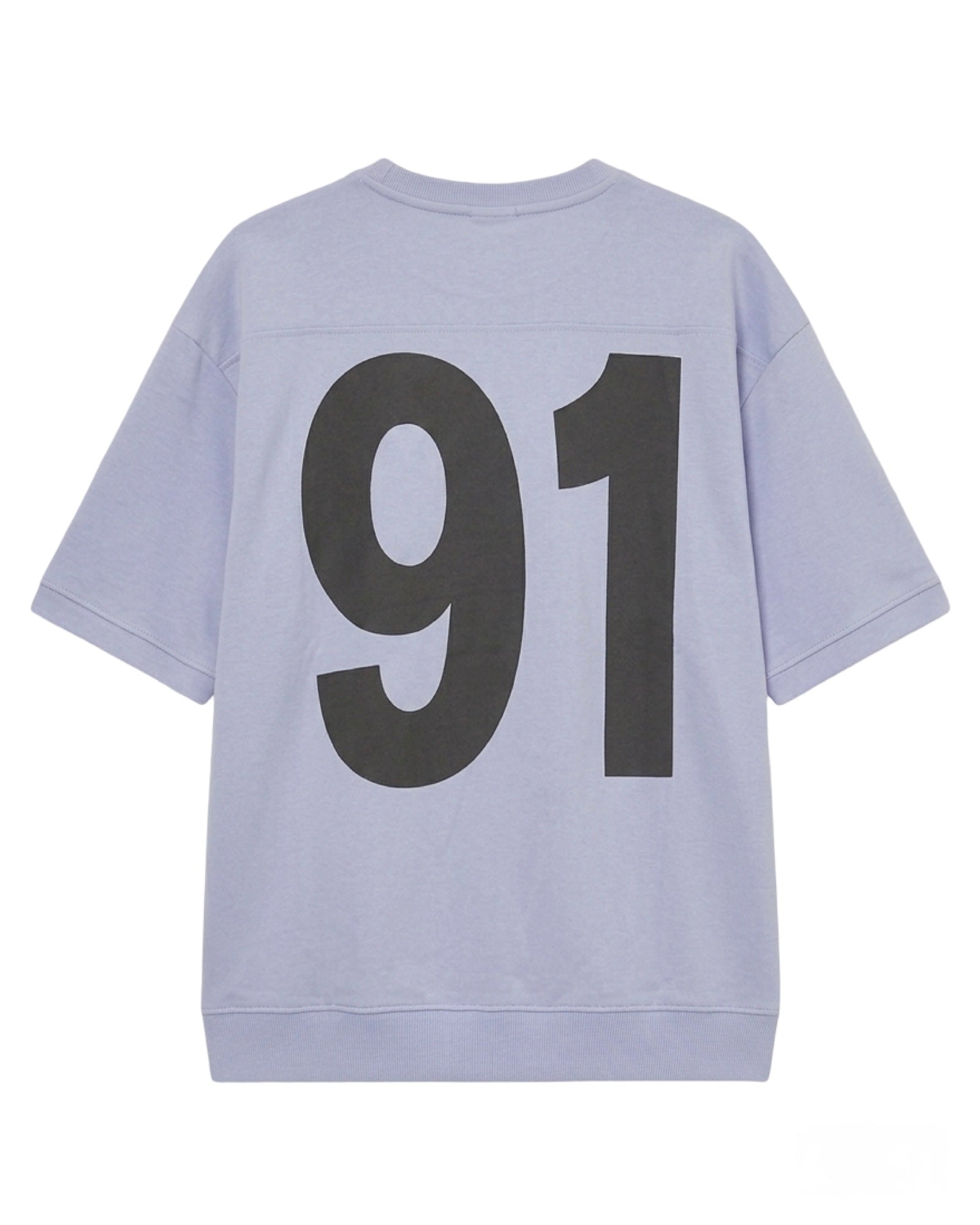 Pull&Bear (PB), Premium '91' Puff Streetwear T-Shirt- Lavender