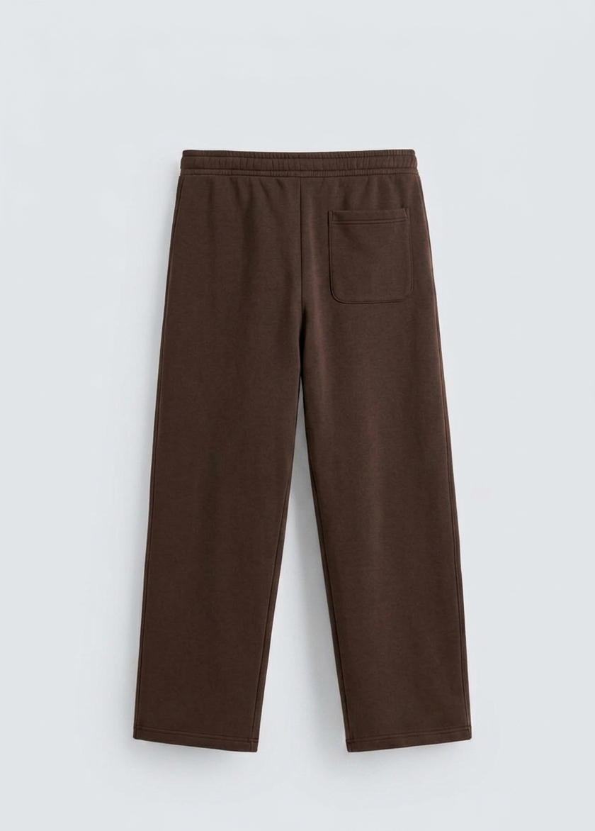 Zara - Wide Leg Trousers - Brown