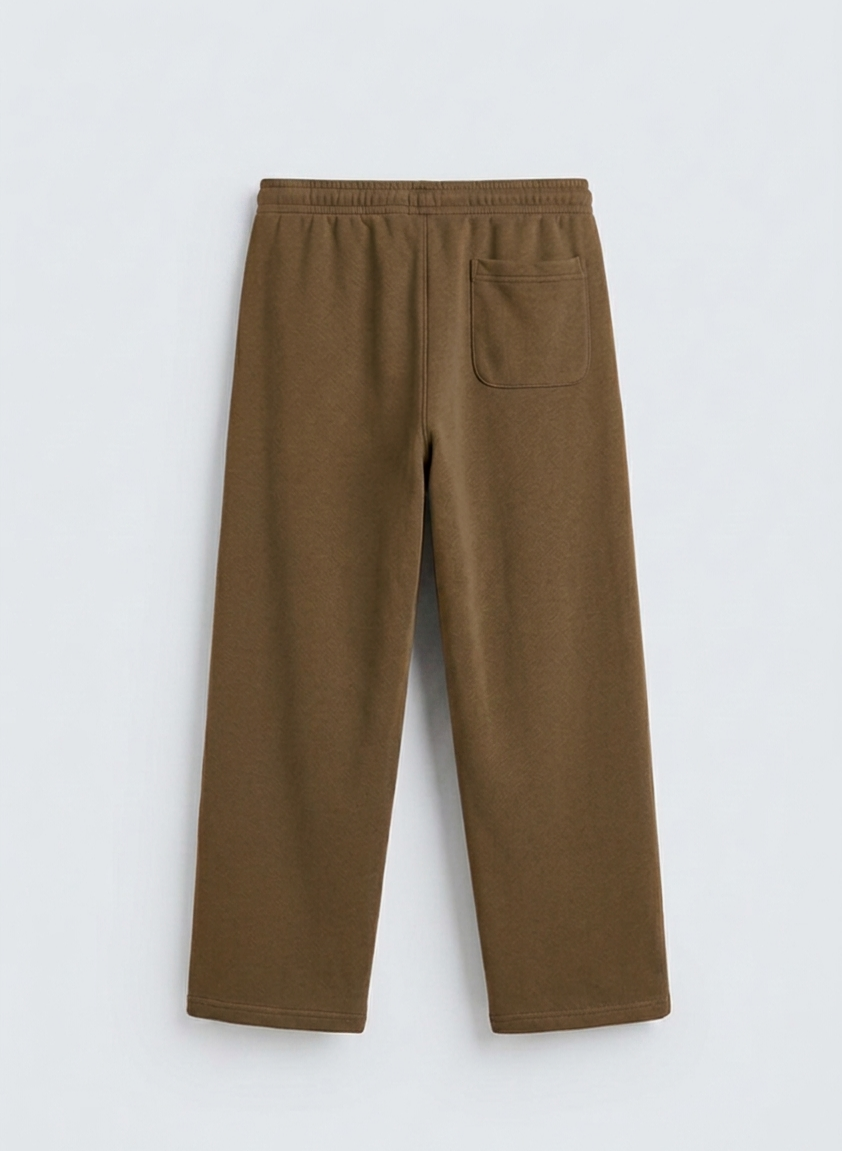 Zara - Wide Leg Trousers - Bronze Brown