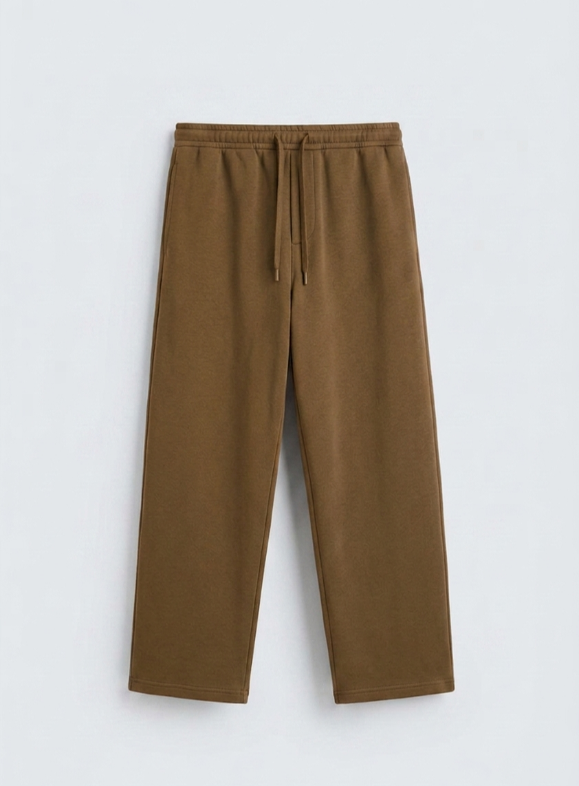 Zara - Wide Leg Trousers - Bronze Brown