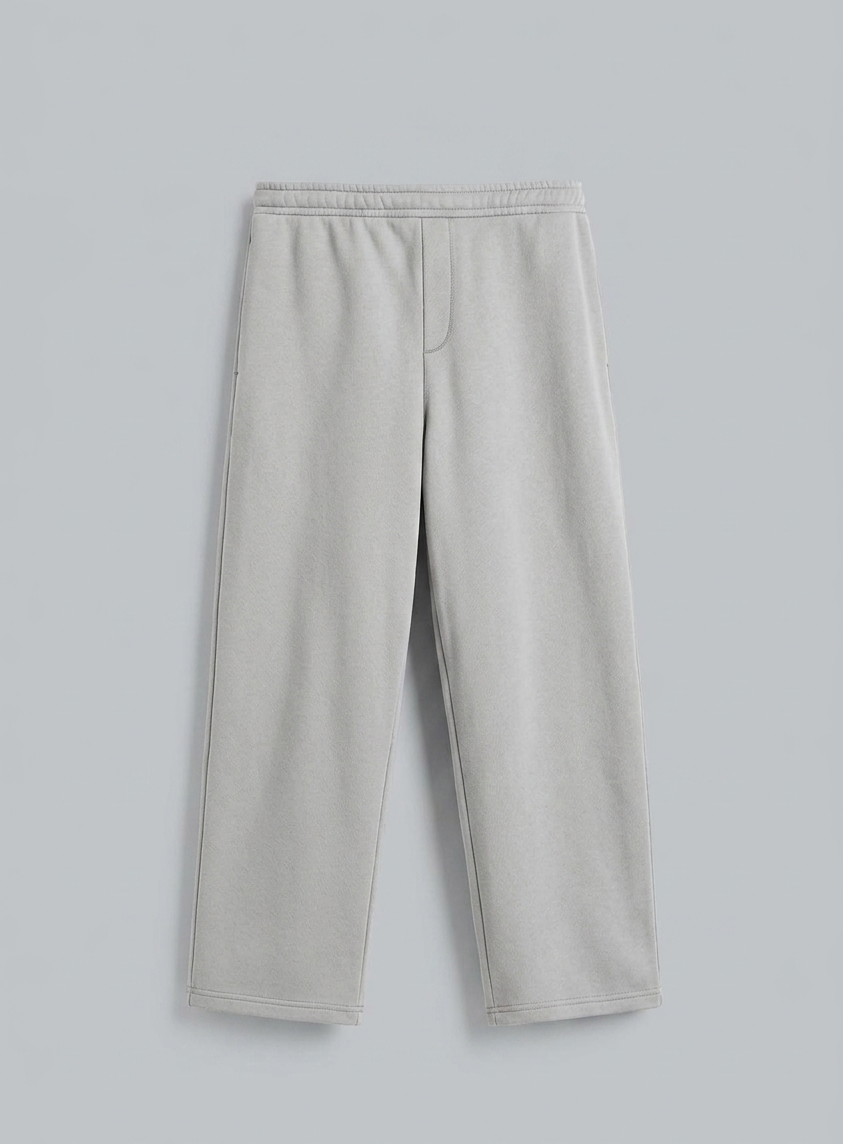 Zara - Wide Leg Trousers - Ice grey