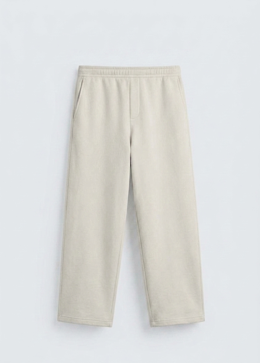 Zara - Wide Leg Trousers - Buttercream