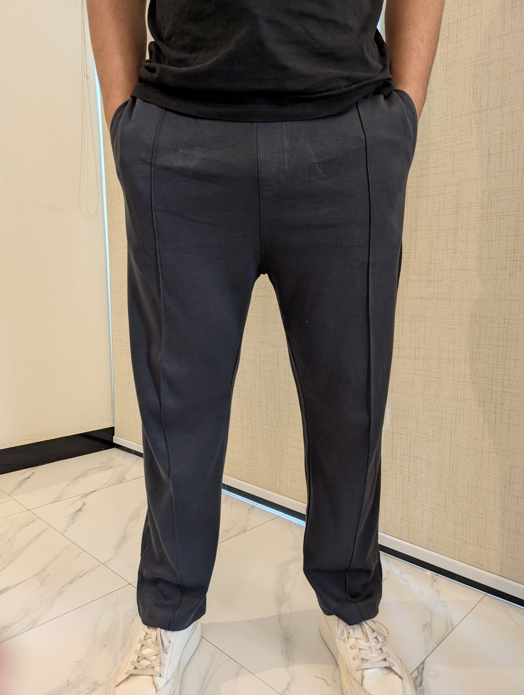 Zara Wide Leg Trouser (Grey)