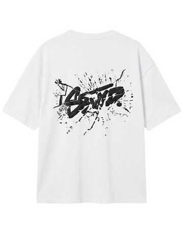 STWD- Splash Premium Heavyweight Tshirt- Pearl White