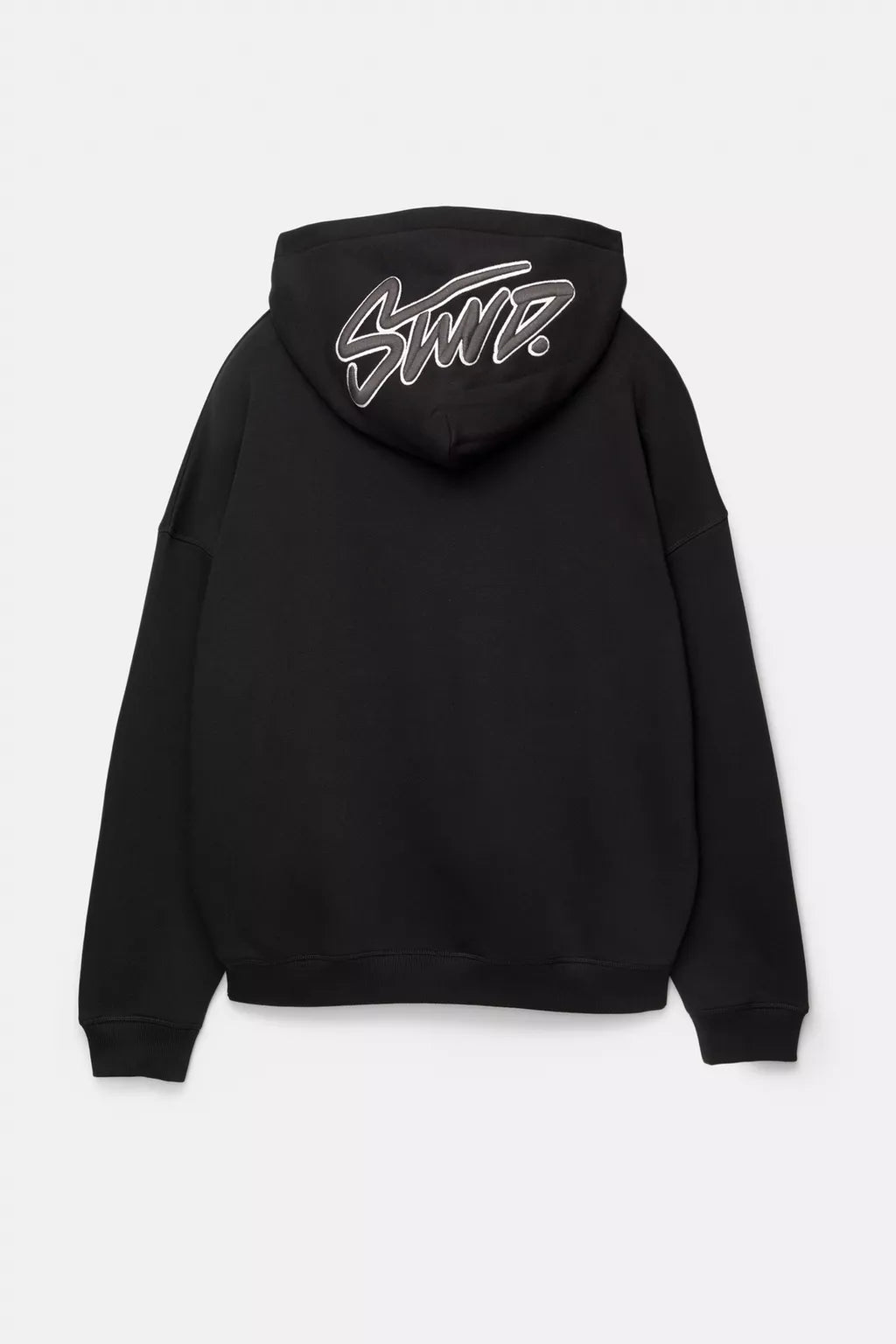 Pull&Bear (PB) STWD Unisex Oversized Hoodie - Jet Black