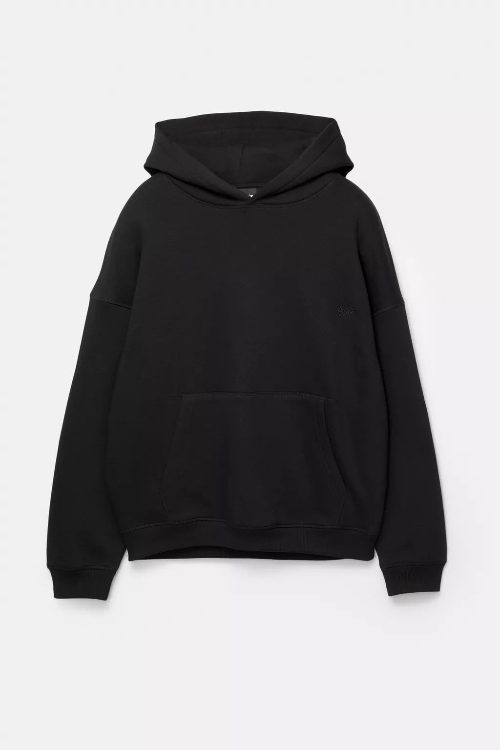 Pull&Bear (PB) STWD Unisex Oversized Hoodie - Jet Black