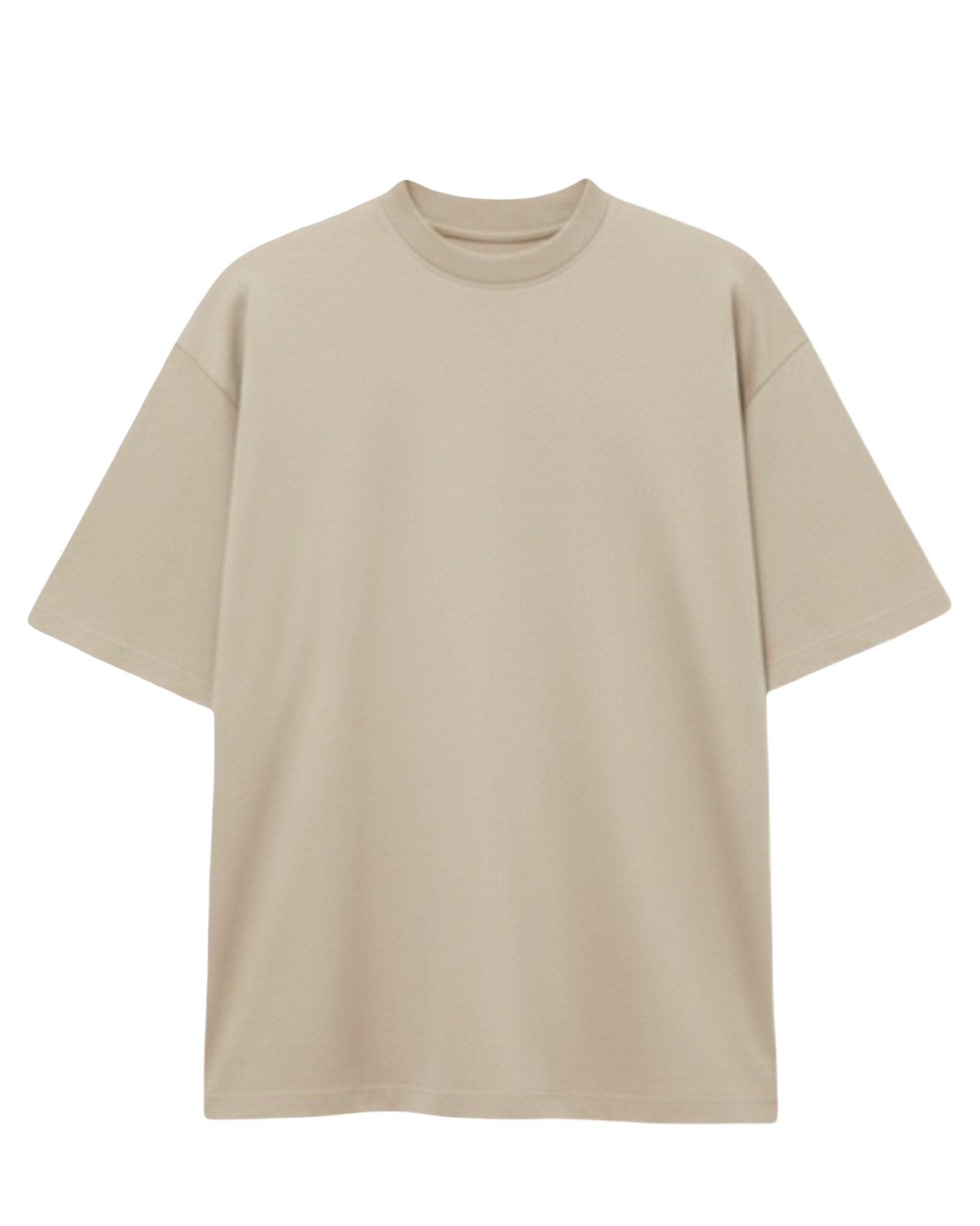 Pull&Bear - Premium Heavyweight Tshirt - Creme