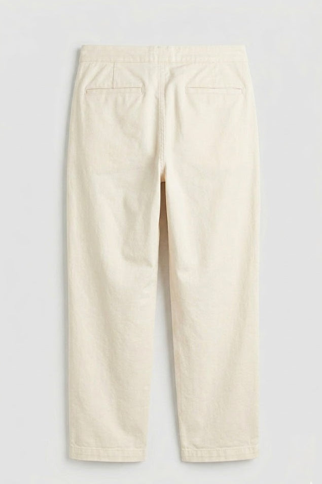 H&M Relaxed Fit Pants - Offwhite