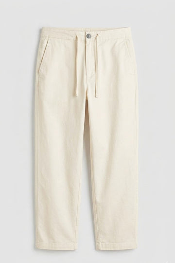 H&M Relaxed Fit Pants - Offwhite
