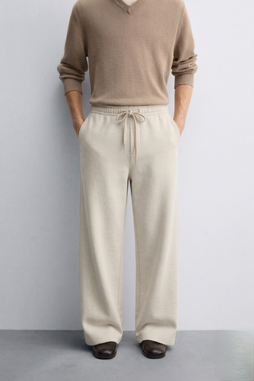 Zara - Wide Leg Trousers - Offwhite