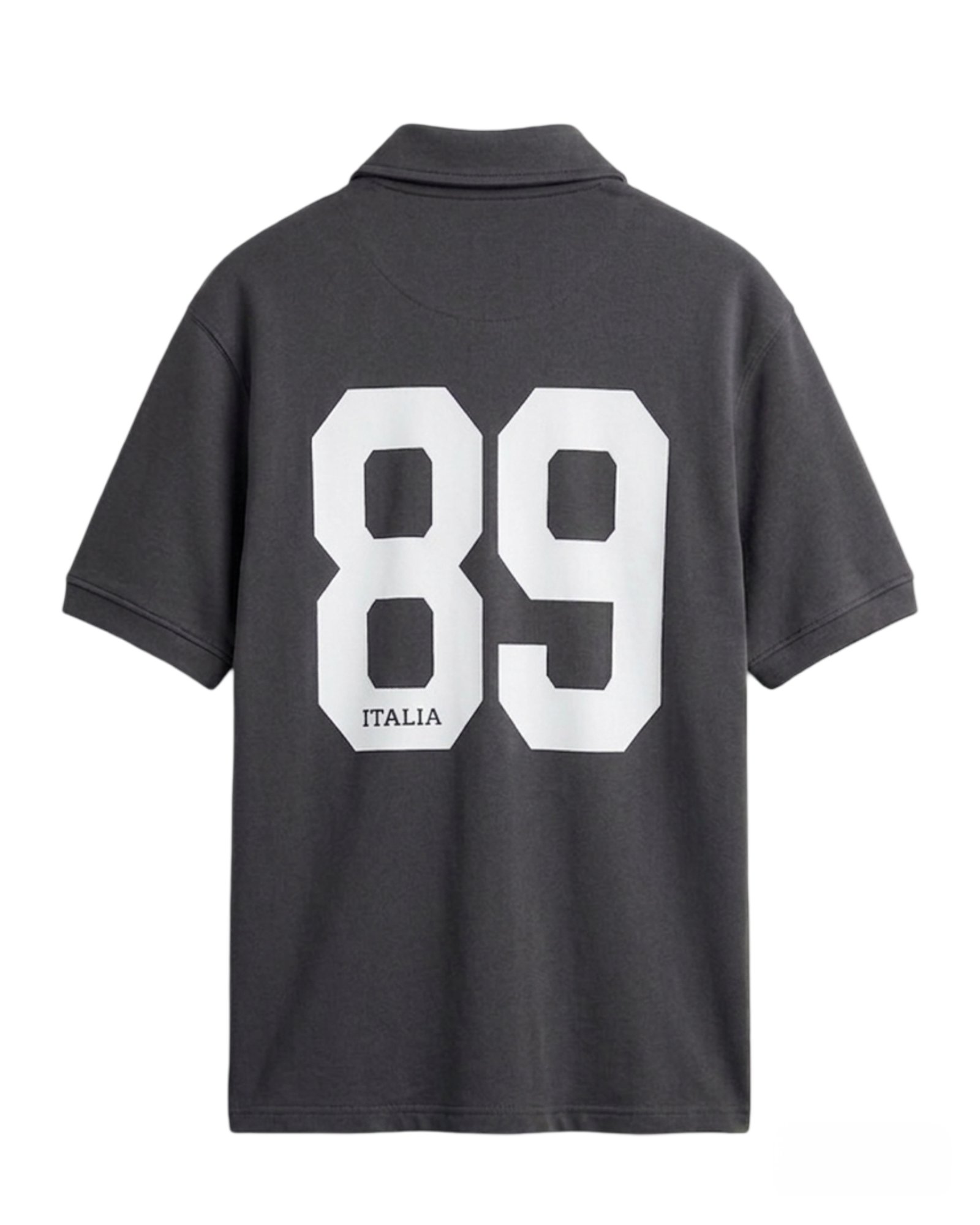 Zara - Italia Relaxed Polo - Charcoal Grey