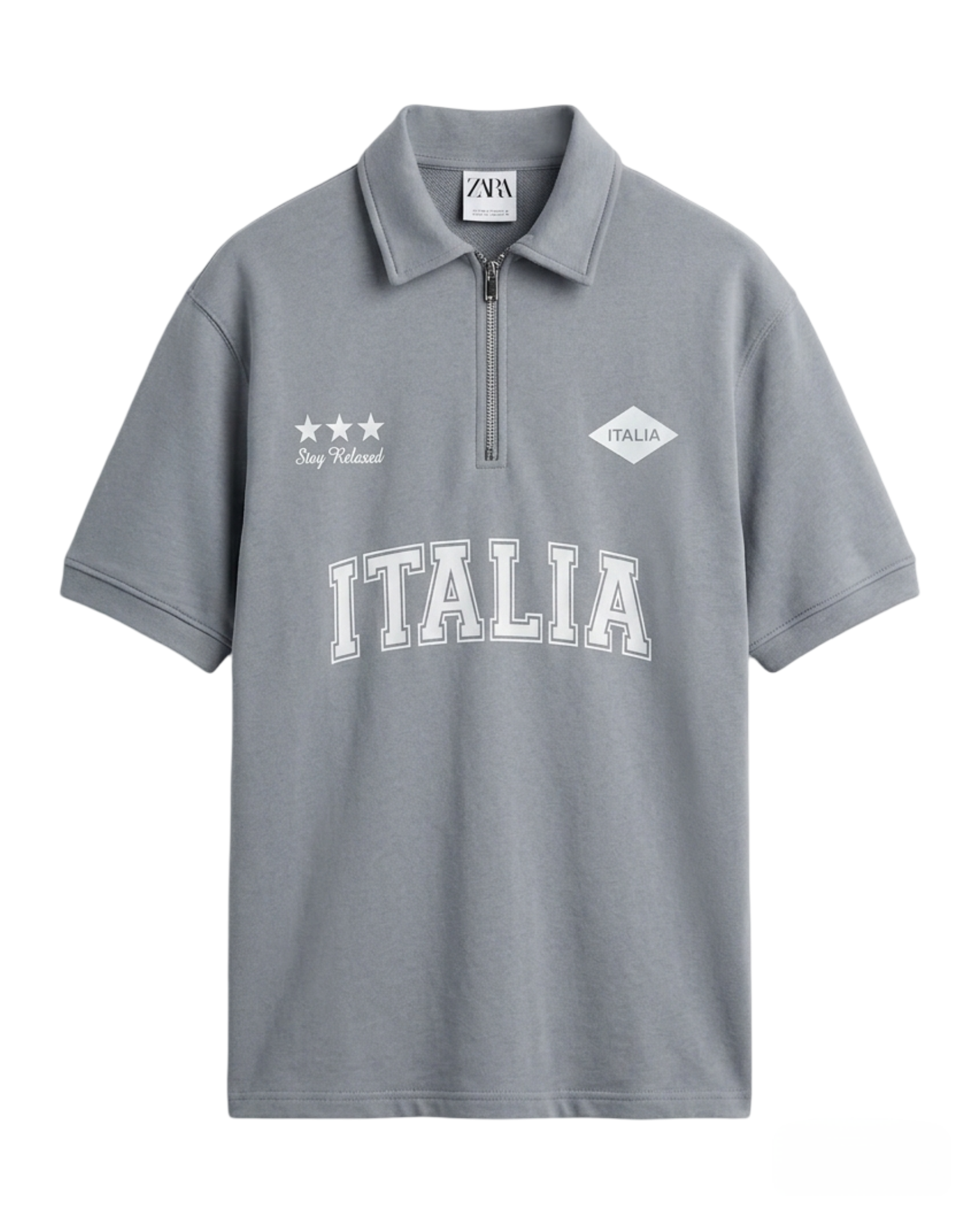 Zara - Italia Relaxed Polo - Luxe Blue
