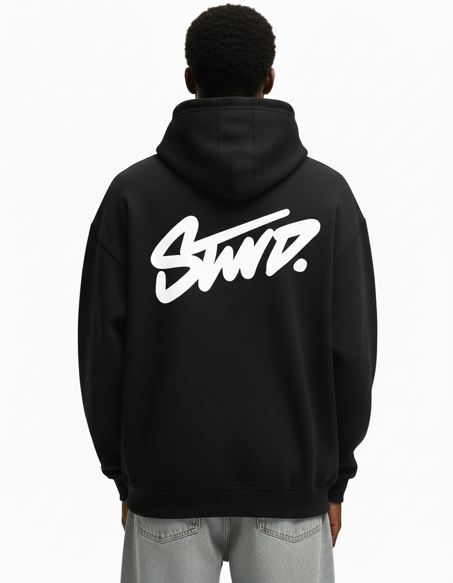 STWD Premium Unisex Hoodie - Jet Black