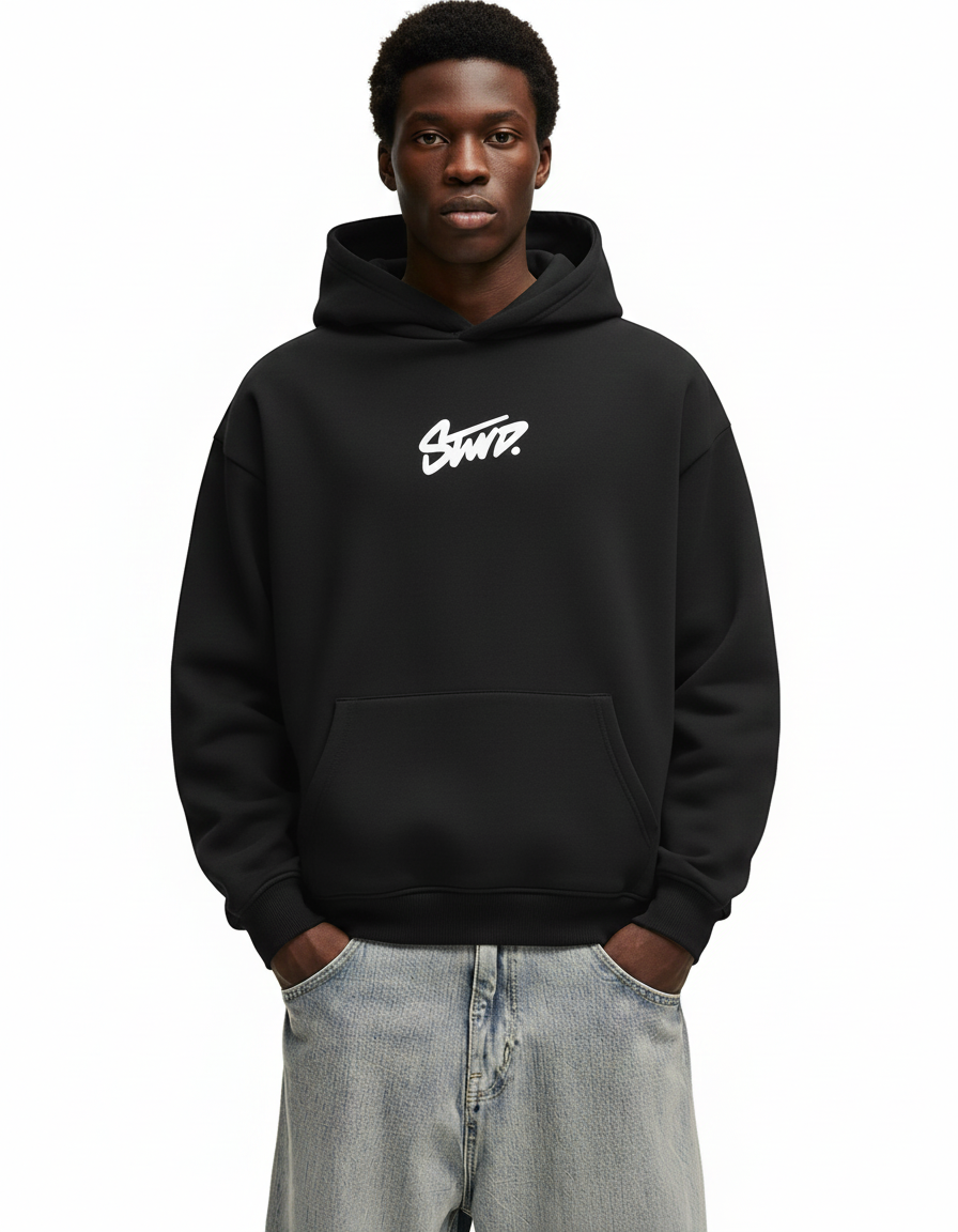 STWD Premium Unisex Hoodie - Jet Black
