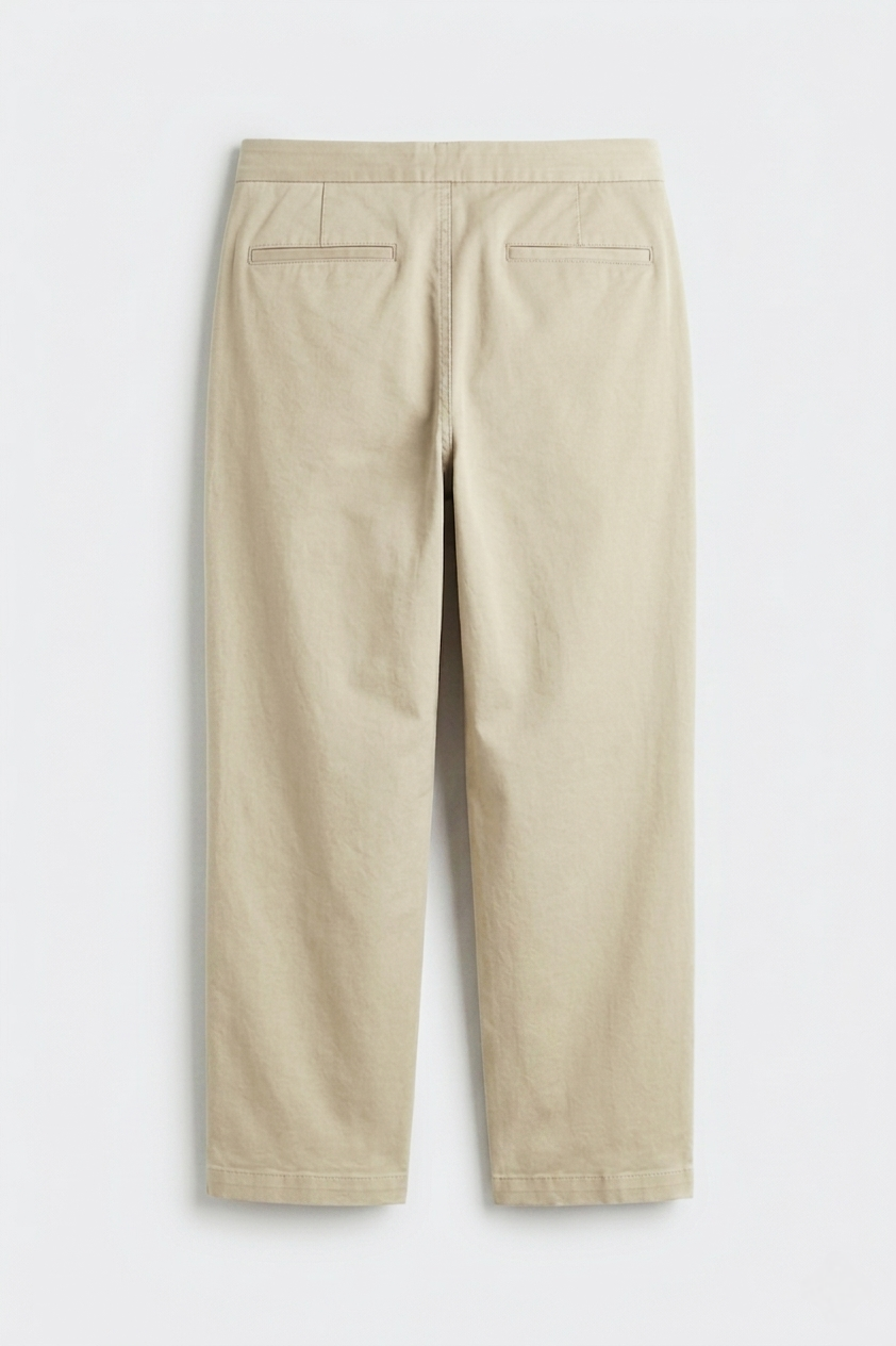 H&M Relaxed Fit Pants - Creme