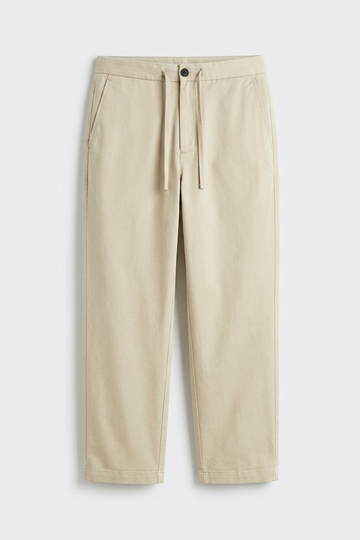 H&M Relaxed Fit Pants - Creme
