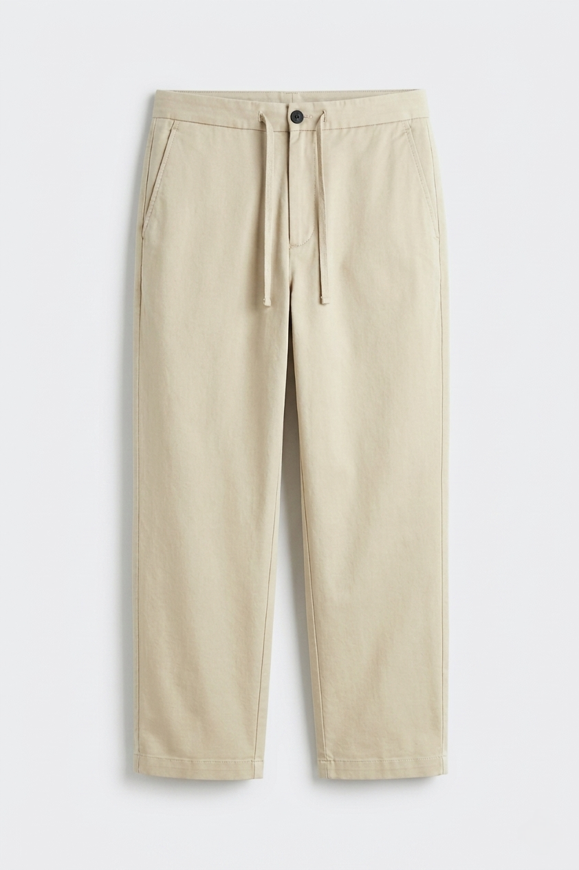 H&M Relaxed Fit Pants - Creme