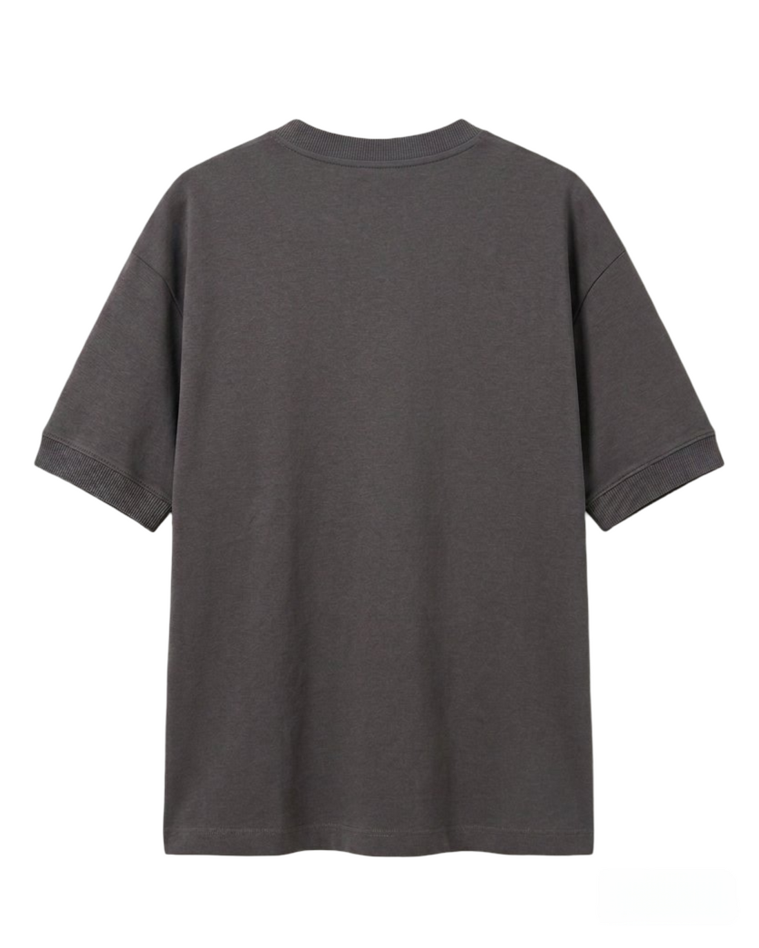Original Pull & Bear - Heavyweight Luxury Tshirt - Charcoal Grey