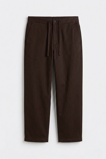 H&M relaxed fit pants - Dark Brown