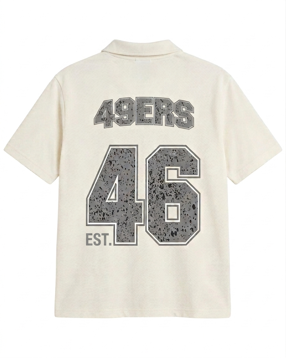 P&B - Forty Niners Polo - offwhite